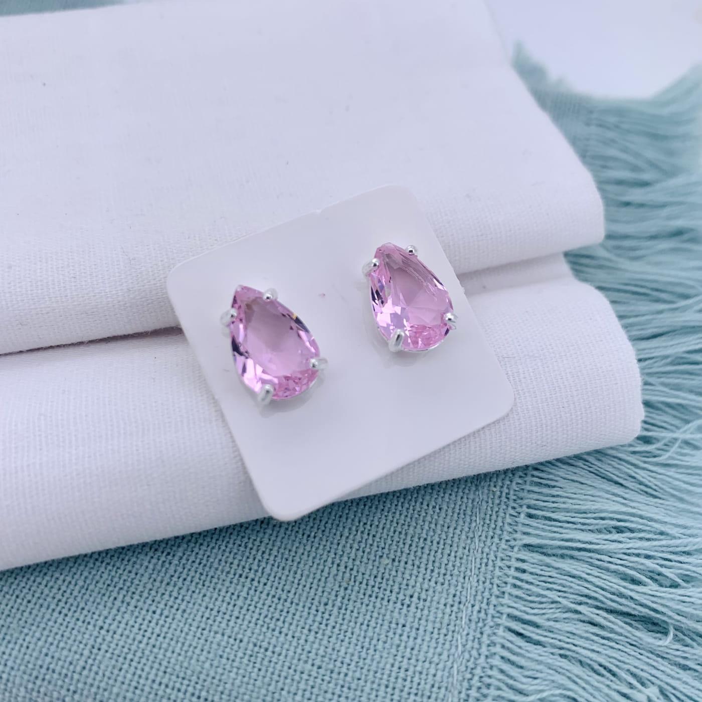 Brinco Prata Jasmine em Gota