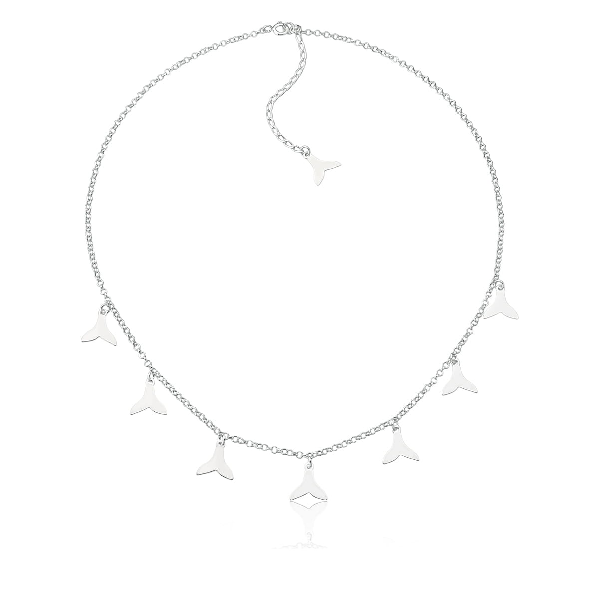Choker Prata Mare Rabo de Baleia Verão