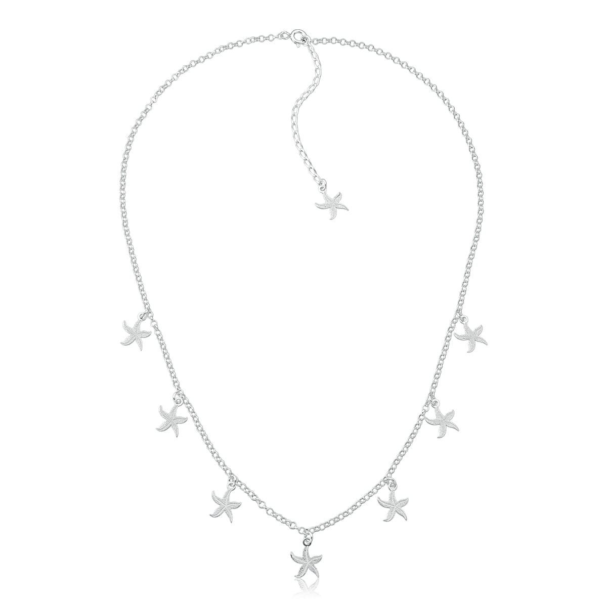 Choker Prata Estrelas do Mar