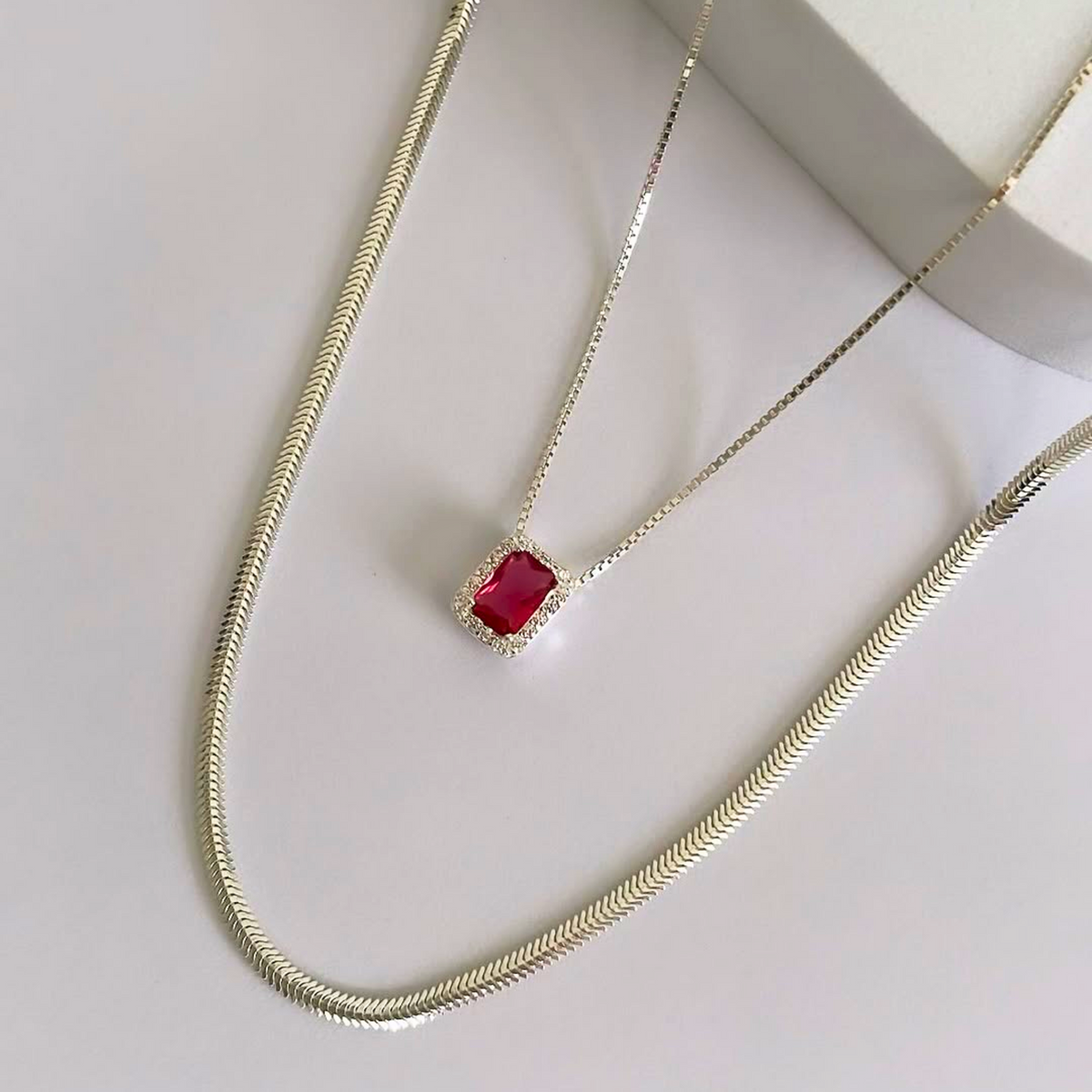Conjunto Prata Condessa Com Zircônia Cravejada