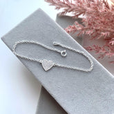 Pulseira Prata Blair Coração Brilhante Cristais