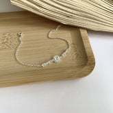 Pulseira Prata Coração Moldura com Cristais Cravejados